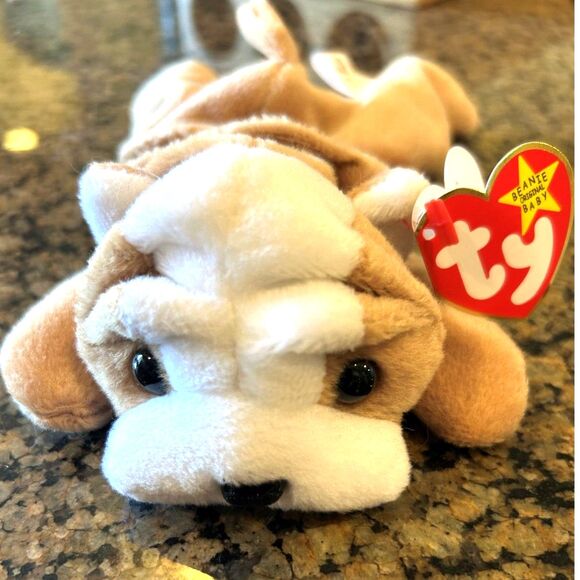Ty Beanie Baby Wrinkles the Bulldog - Year 1996 - Picture 2 of 5